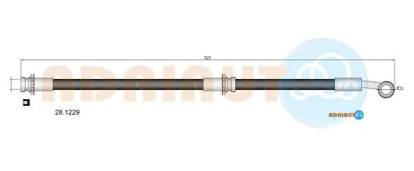 Flexible de frein ADRIAUTO 28.1229