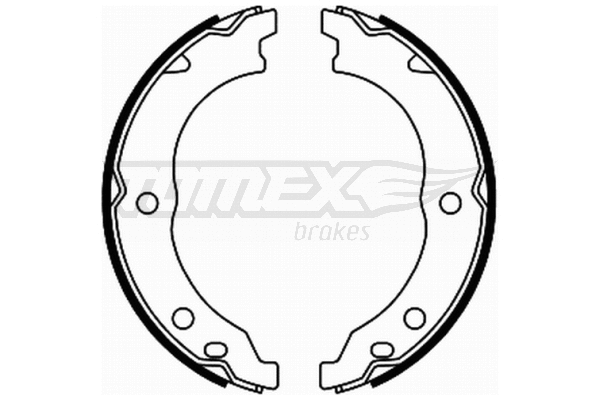 Jeu de mâchoires de frein TOMEX Brakes TX 21-68