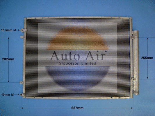 Condenseur, climatisation AUTO AIR GLOUCESTER 16-9674