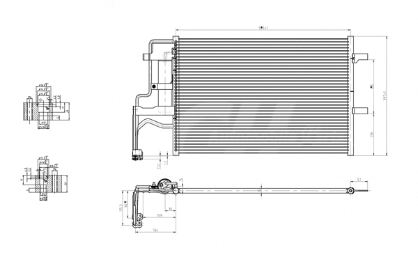 Condenseur, climatisation HART 606 113