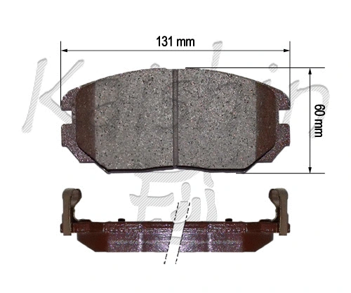 Kit de plaquettes de frein, frein à disque KAISHIN FK11183