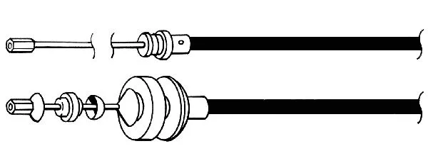 Tirette à câble, commande d'embrayage CEF RT01153