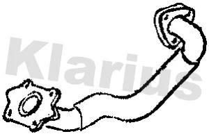 Tuyau d'échappement KLARIUS 301917
