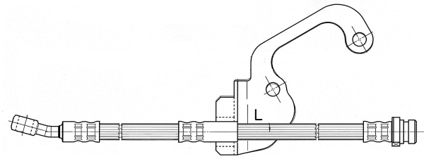 Flexible de frein CEF 512297