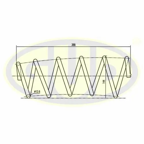 Ressort de suspension G.U.D. GCS017005