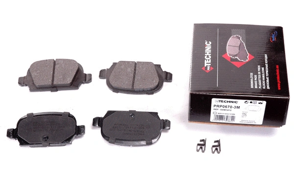 Kit de plaquettes de frein, frein à disque PROTECHNIC PRP0670-3M