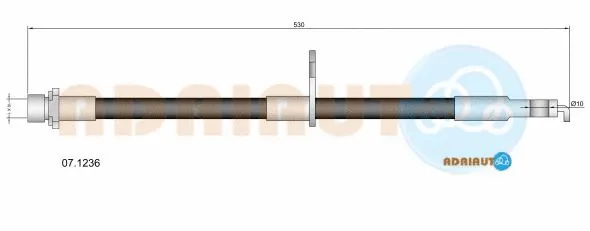 Flexible de frein ADRIAUTO 07.1236