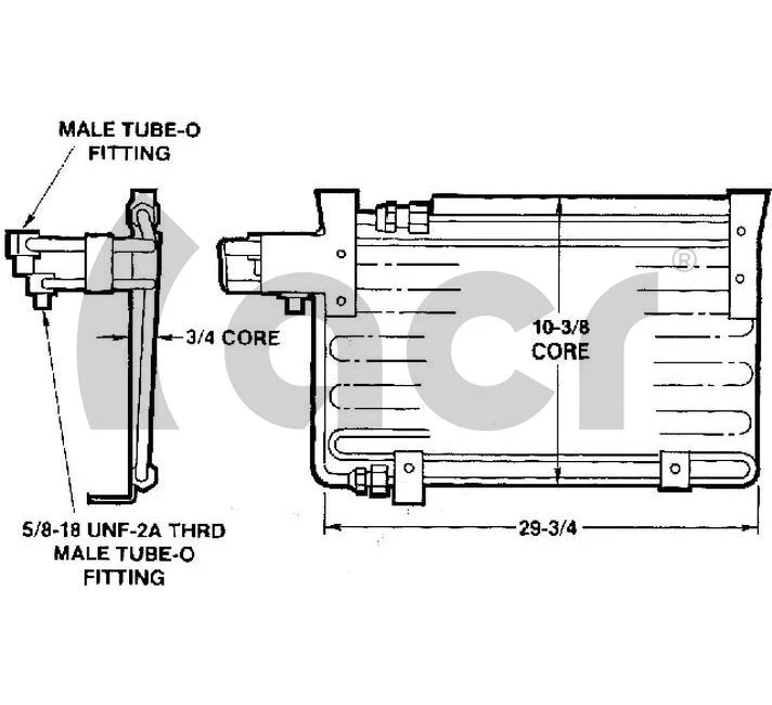 Condenseur, climatisation ACR 300101