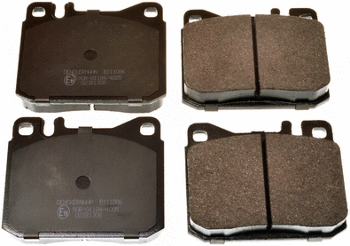 Kit de plaquettes de frein, frein à disque DENCKERMANN B111086