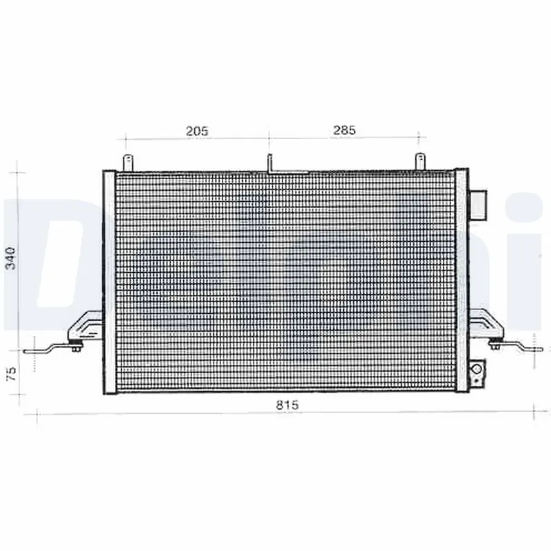 Condenseur, climatisation DELPHI TSP0225276