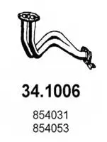 Tuyau d'échappement ASSO 34.1006