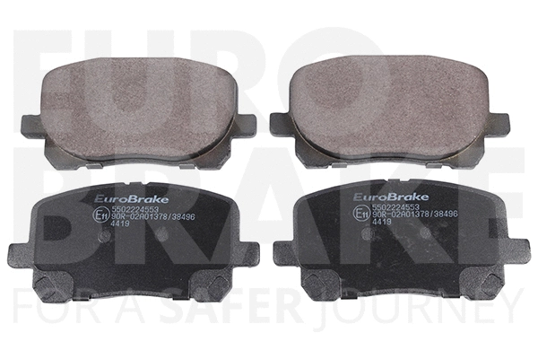 Kit de plaquettes de frein, frein à disque EUROBRAKE 5502224553