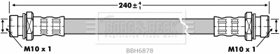 Flexible de frein BORG & BECK BBH6878