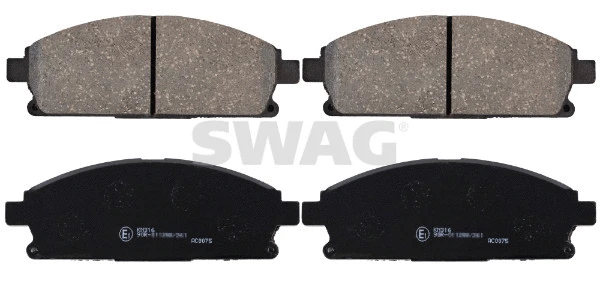 Kit de plaquettes de frein, frein à disque SWAG 33 10 7521