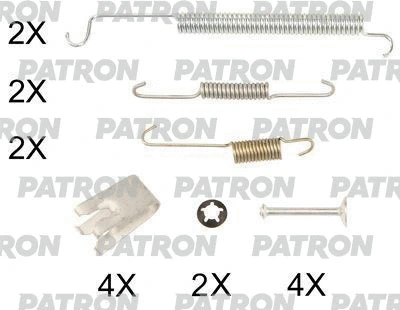 Kit d'accessoires, mâchoire de frein PATRON PSRK0192