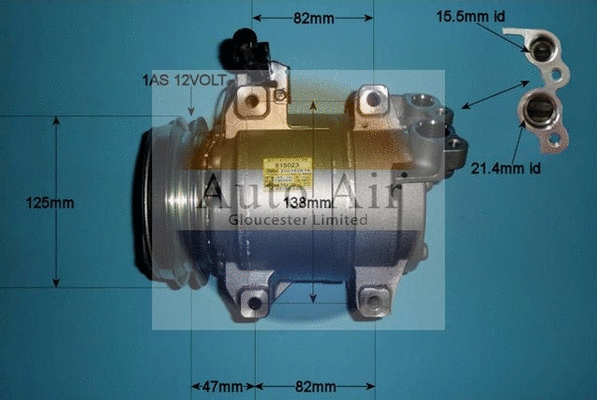 Compresseur, climatisation AUTO AIR GLOUCESTER 14-2073