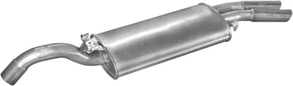 Silencieux arrière POLMO 30.76