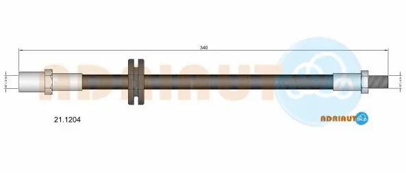 Flexible de frein ADRIAUTO 21.1204