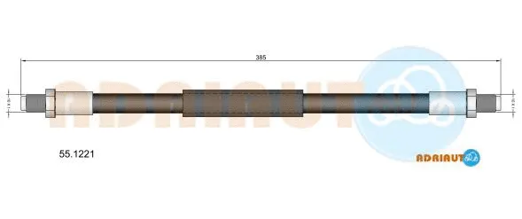 Flexible de frein ADRIAUTO 55.1221