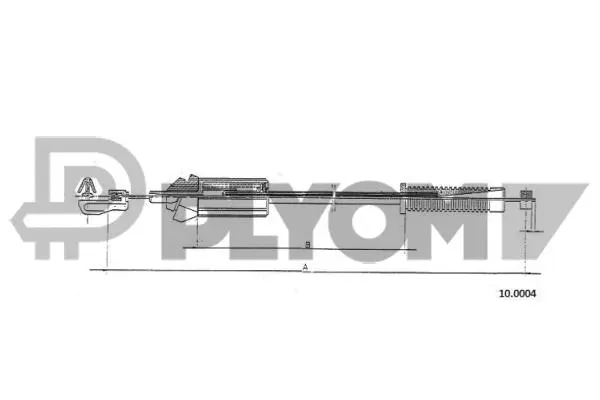 Câble d'accélération PLYOM P766204