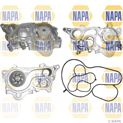 Pompe à eau, refroidissement du moteur NAPA NWP1055