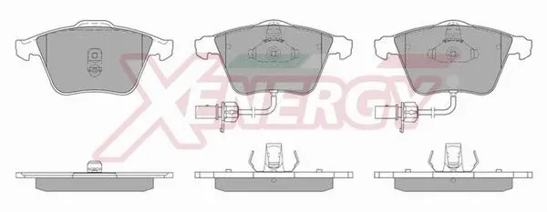 Kit de plaquettes de frein, frein à disque AP XENERGY X40858