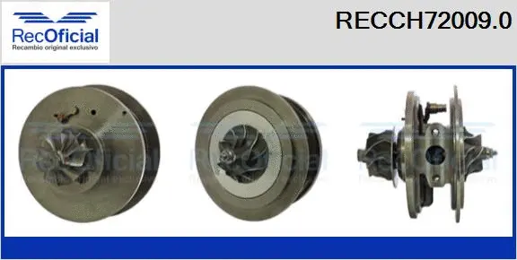 Groupe carter, turbocompresseur RECOFICIAL RECCH72009.0