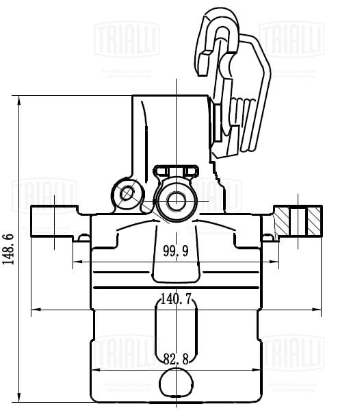 Étrier de frein TRIALLI CF 032111