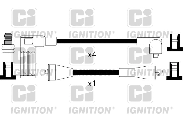 Kit de câbles d'allumage QUINTON HAZELL XC814