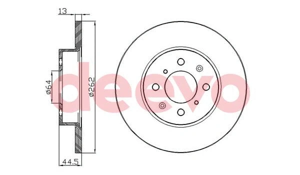Disque de frein DEEVO BD33020
