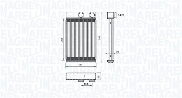 Système de chauffage MAGNETI MARELLI 350218478000