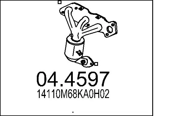 Catalyseur MTS 04.4597