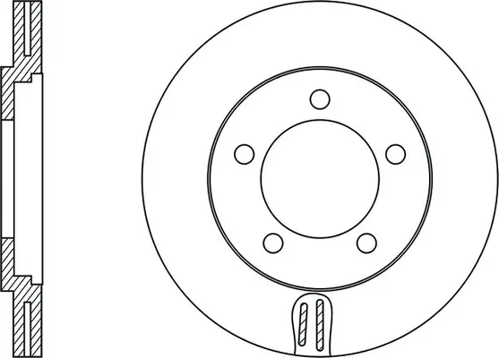 Disque de frein FIT FR0205V