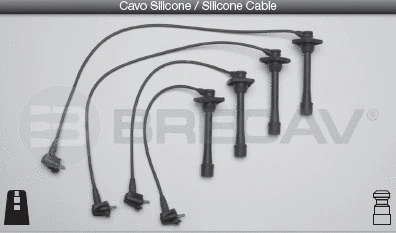 Kit de câbles d'allumage BRECAV 33.507