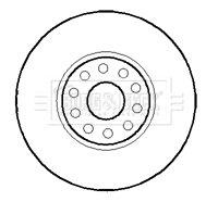 Disque de frein BORG & BECK BBD5883S