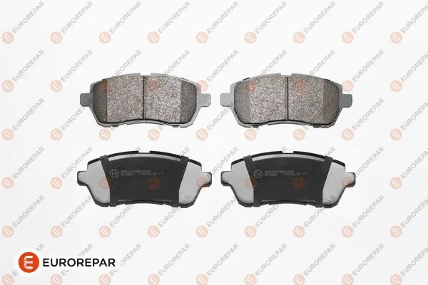 Kit de plaquettes de frein, frein à disque EUROREPAR 1681166780