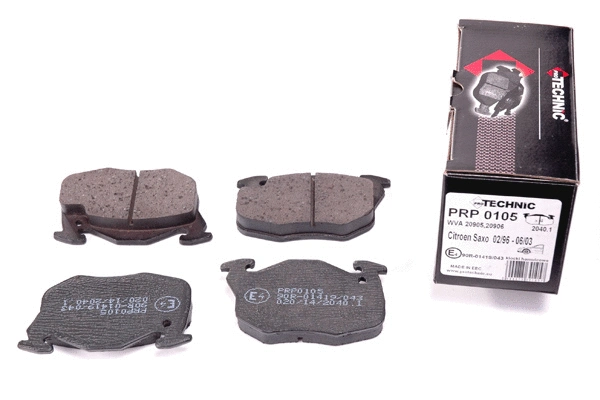 Kit de plaquettes de frein, frein à disque PROTECHNIC PRP0105
