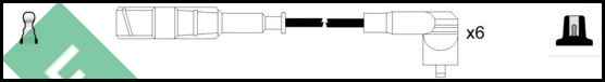 Kit de câbles d'allumage LUCAS LUC5033
