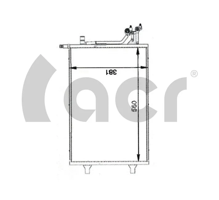 Condenseur, climatisation ACR 300096