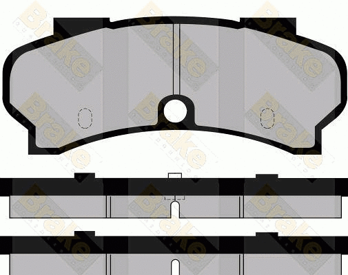 Kit de plaquettes de frein, frein à disque Brake ENGINEERING PA514