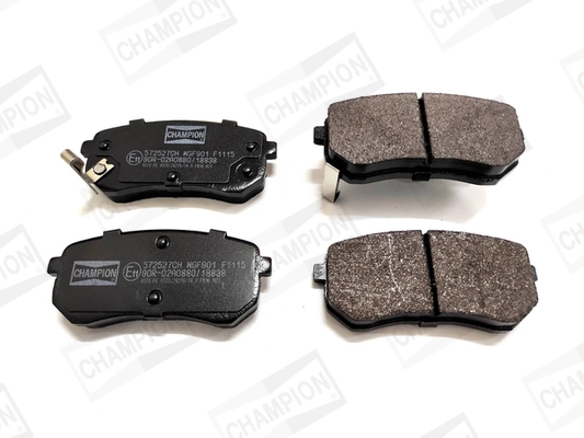 Kit de plaquettes de frein, frein à disque CHAMPION 572527CH