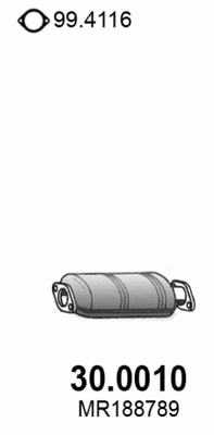 Catalyseur ASSO 30.0010