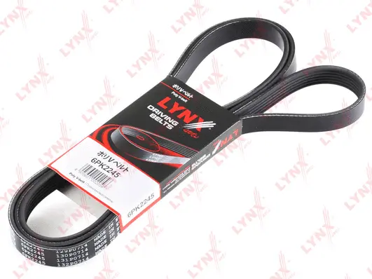 Courroie trapézoïdale à nervures LYNXAUTO 6PK2245