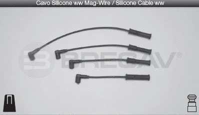 Kit de câbles d'allumage BRECAV 41.502