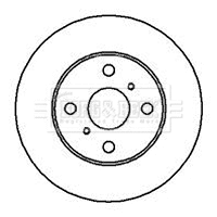 Disque de frein BORG & BECK BBD5150