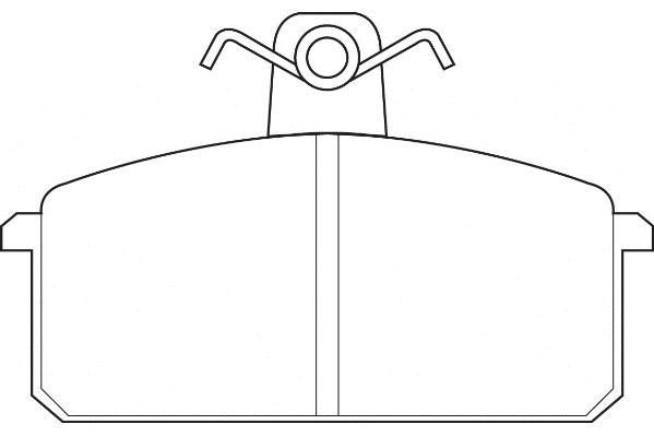 Kit de plaquettes de frein, frein à disque Omnicraft 2134854