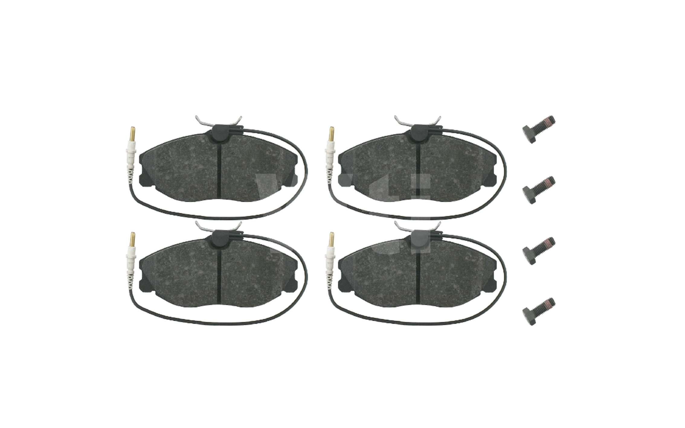 Kit de plaquettes de frein, frein à disque Wti Automotive K717975