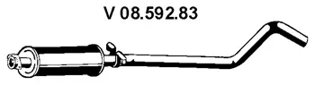 Silencieux avant EBERSPÄCHER 08.592.83