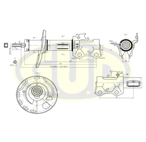 Amortisseur G.U.D. GSA339701