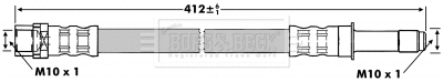 Flexible de frein BORG & BECK BBH6884